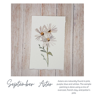 Custom Watercolor Birth Month Floral Bouquet, Hand-Painted Original Watercolor Art Personalized