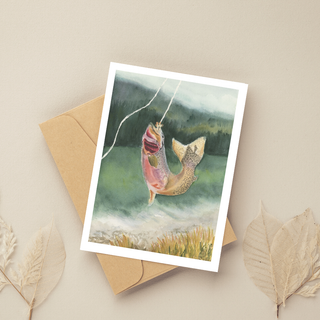 Fishing Greeting Card, Father's Day Card, Catch of the Day