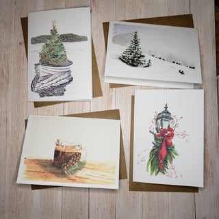 Holiday Card 10 Pack: One each of 10 holiday prints on greeting Cards