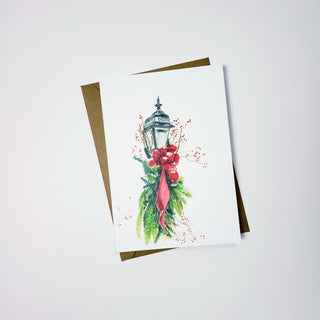 10 pack Watercolor Design Holiday Cards