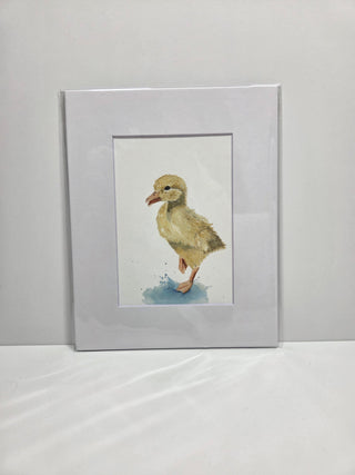 Duckling in puddle 5x7 Print