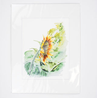 Sunflower Giclee Fine Art Watercolor Print